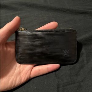 Louis Vuitton Black Epi Leather Keycles